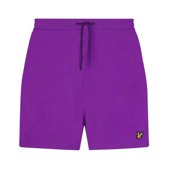 Lyle & Scott Mens Plain Swim Shorts / Purple